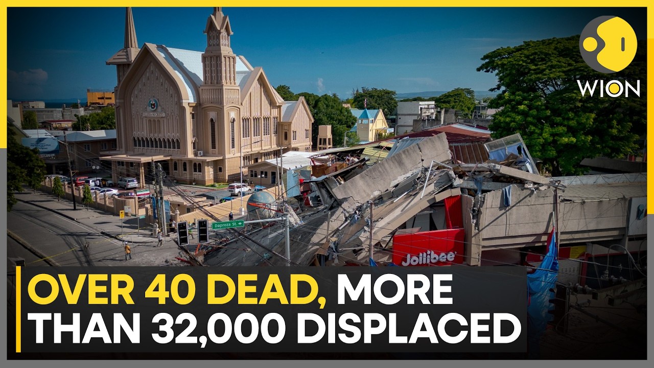 Philippines Earthquake: Patients Treated in Outdoor Hospitals; Over 40 Dead | WION
