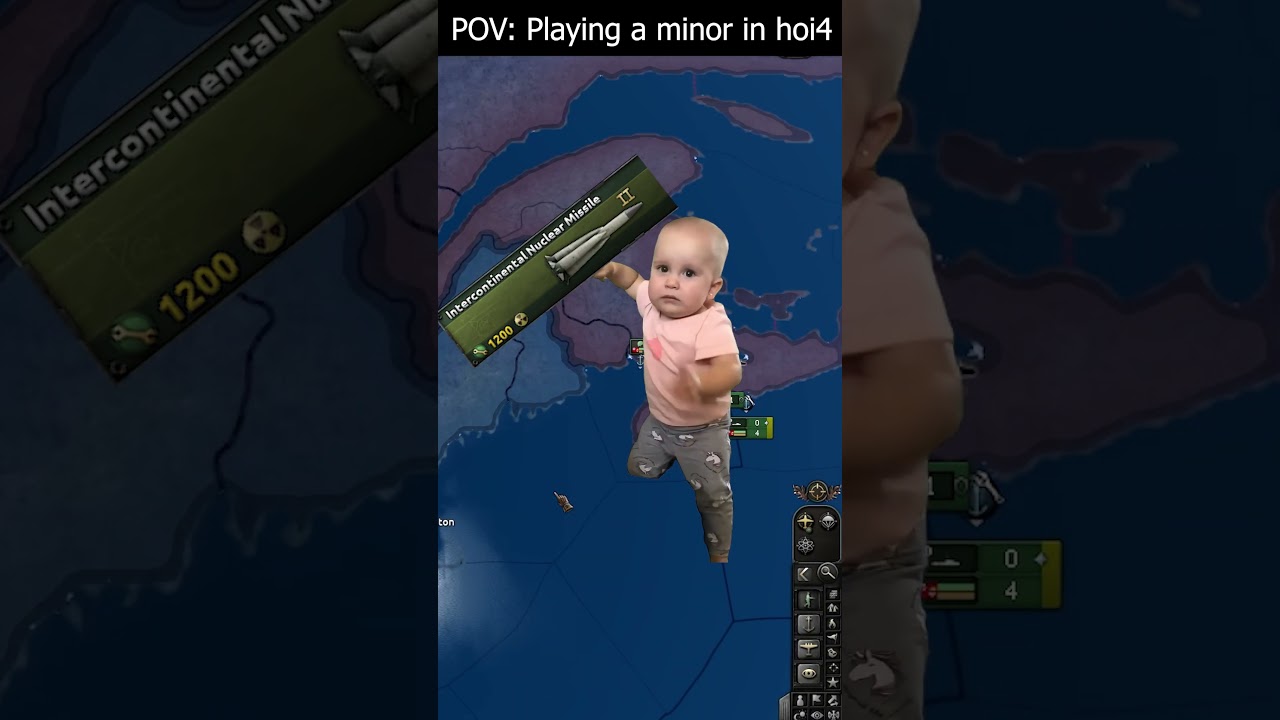 How it feels playing a minor in hoi4 #heartsofiron4 #shorts #hoi4