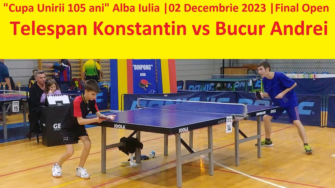 Telespan Konstantin vs Bucur Andrei |Final Open |Alba Iulia 105 ani