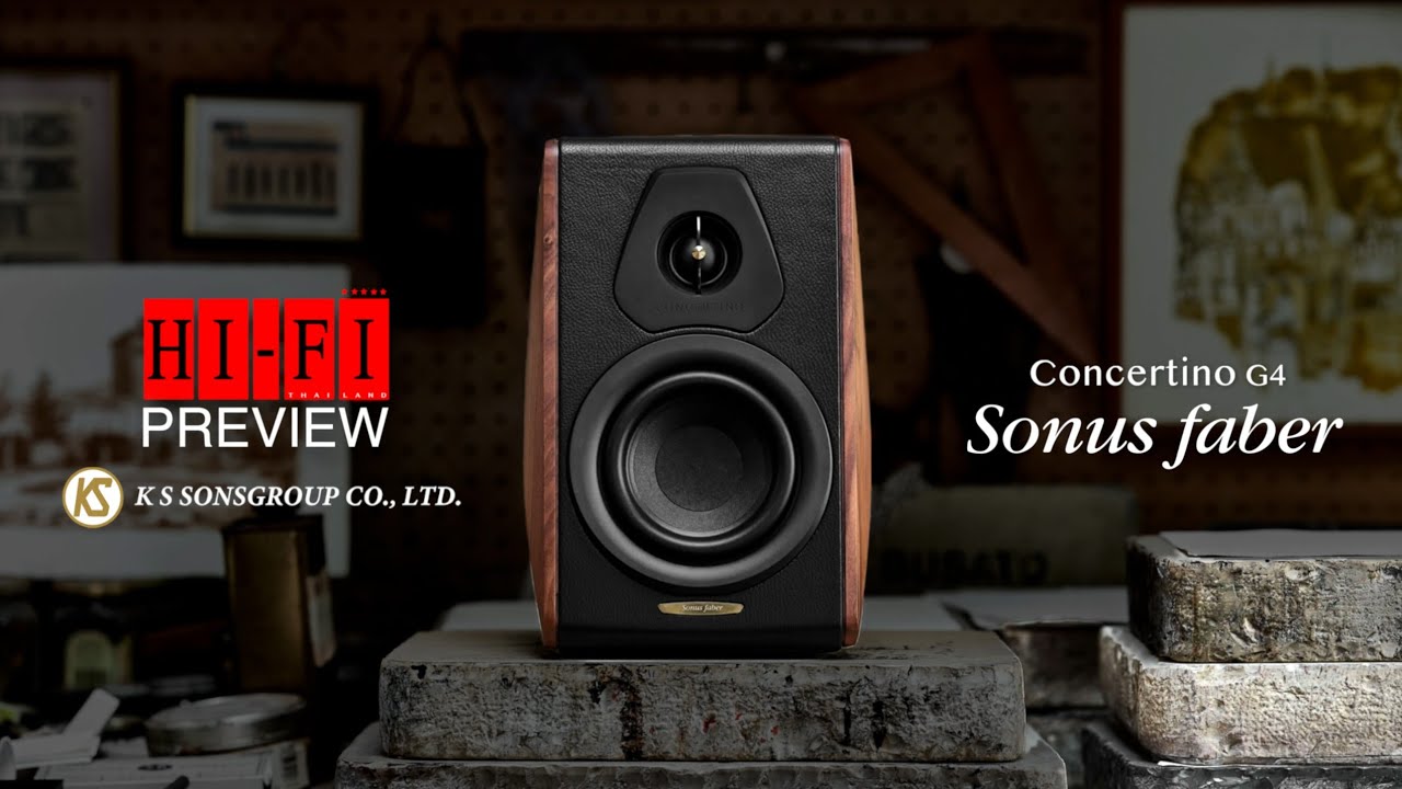 Sonus faber Concertino G4 – Maestro Edition รุ่นพิเศษครบรอบ 30 ปีของลำโพงระดับตำนาน 