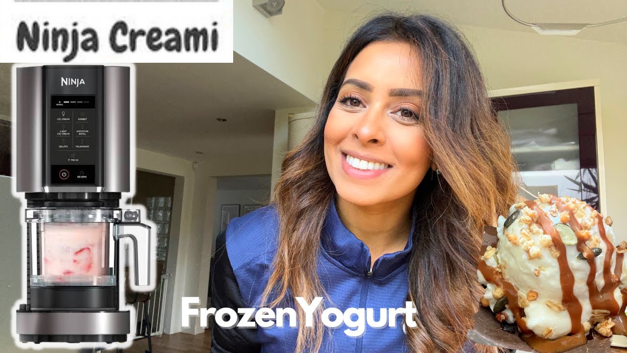 FROZEN YOGURT IN THE NINJA CREAMI ICE CREAM MAKER