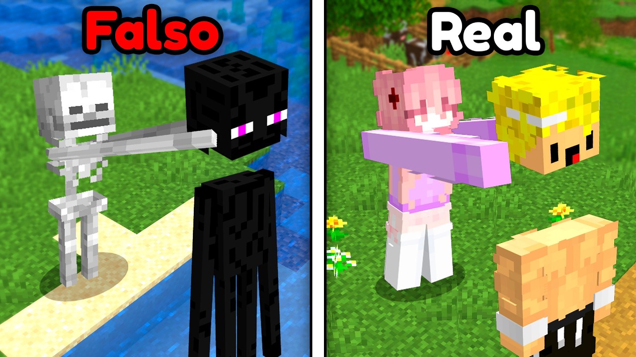 Prob&eacute; los SHORTS FALSOS de Minecraft que S&iacute; Funcionan!