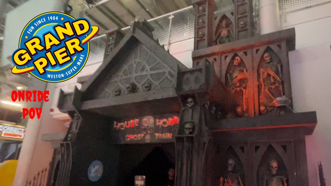 House Of Horrors Ghost Train Onride POV At Grand Pier Weston Super Mare 2023
