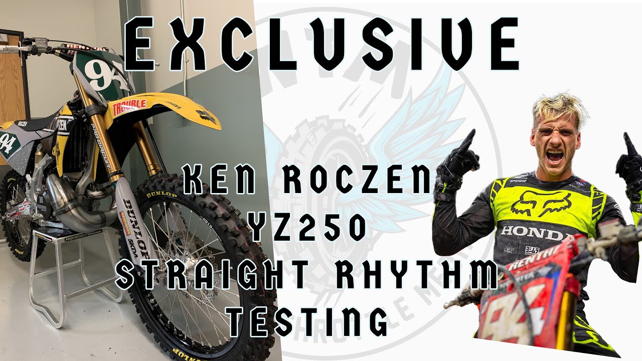 Кен Рокзен едет на профессиональном мотоцикле Yamaha YZ250 для Straight Rhythm — ПЕРВЫЙ ВЗГЛЯД!