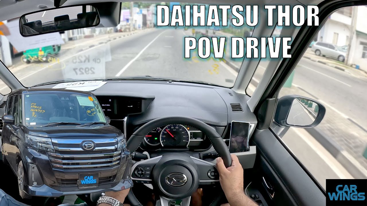 Daihatsu Thor / Toyota Roomy Review and POV Drive (Car Wings)