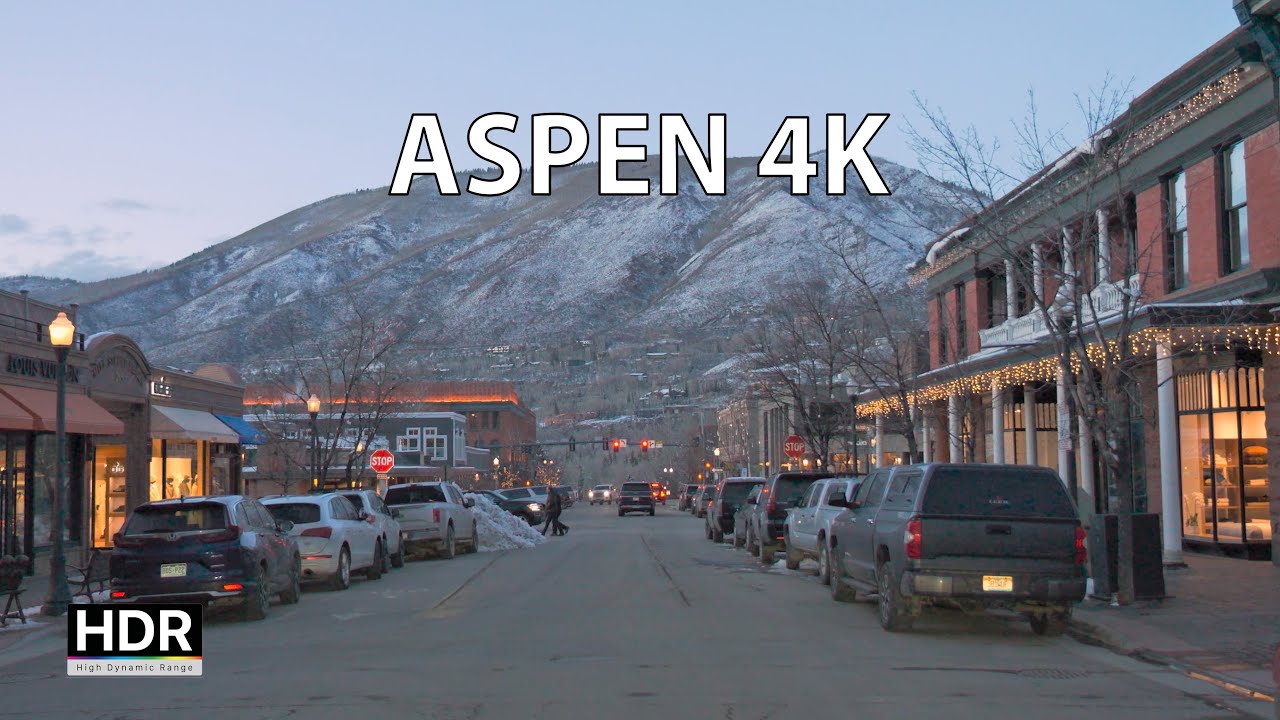 Aspen 4K - Sunset Drive - USA