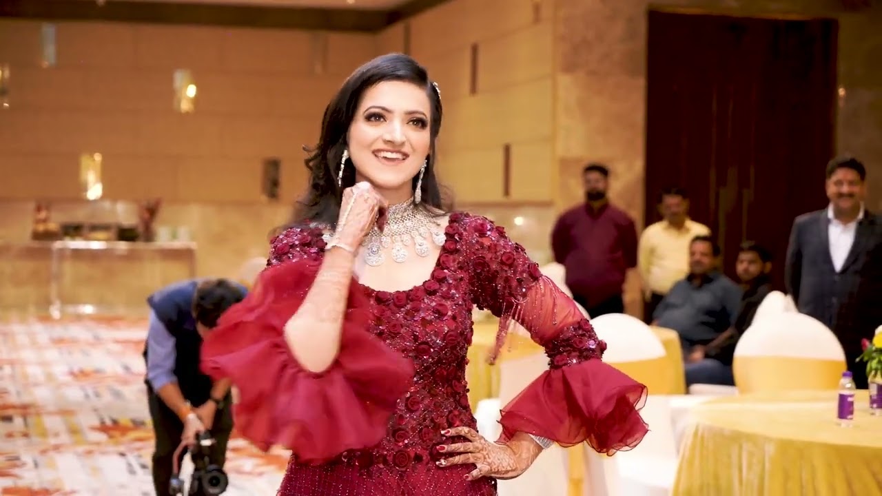 SURPRISE Bride Entry for Groom on Engagement day | Ayush & Palak  ❤️