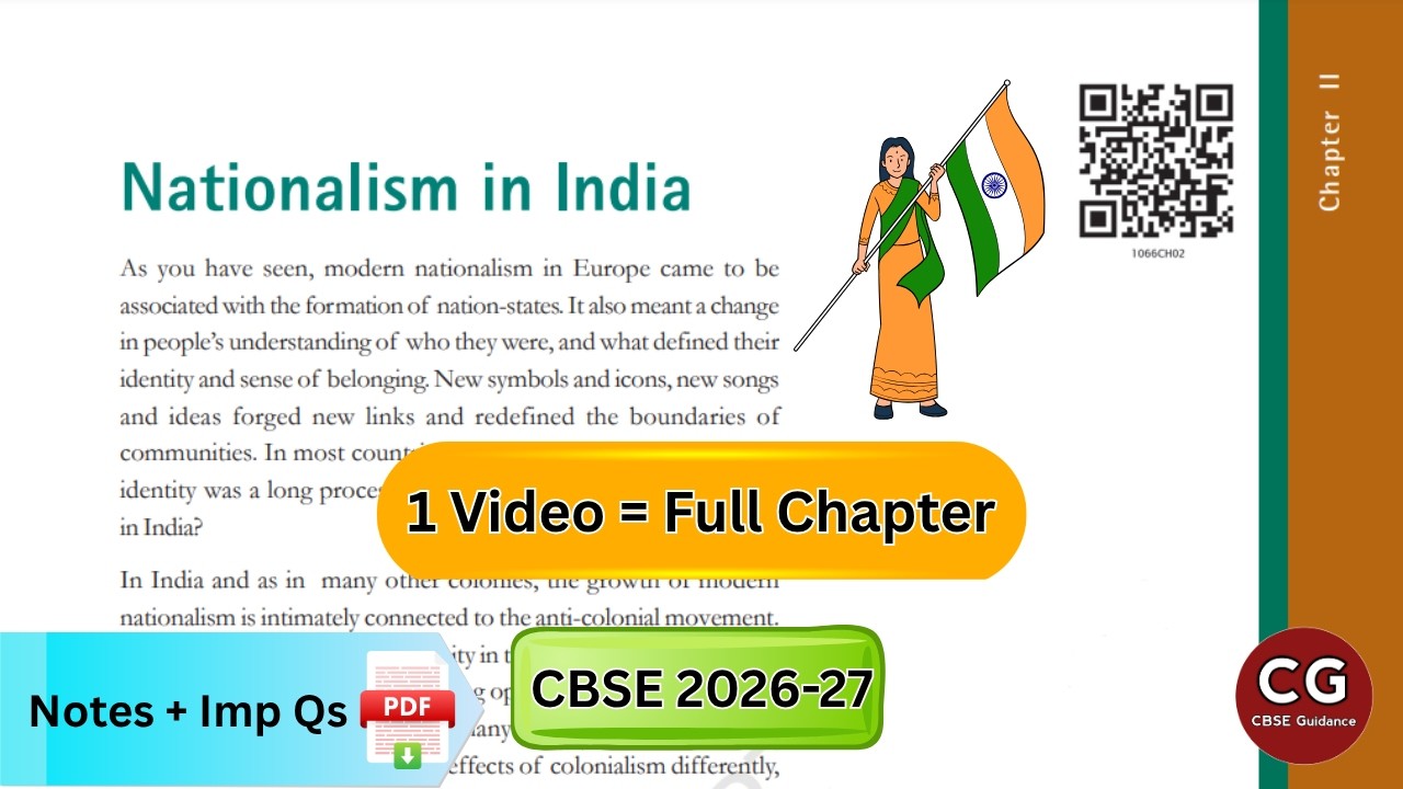 Nationalism in India Class 10 Chapter 2 Line by Line Explanation | CBSE Guidance