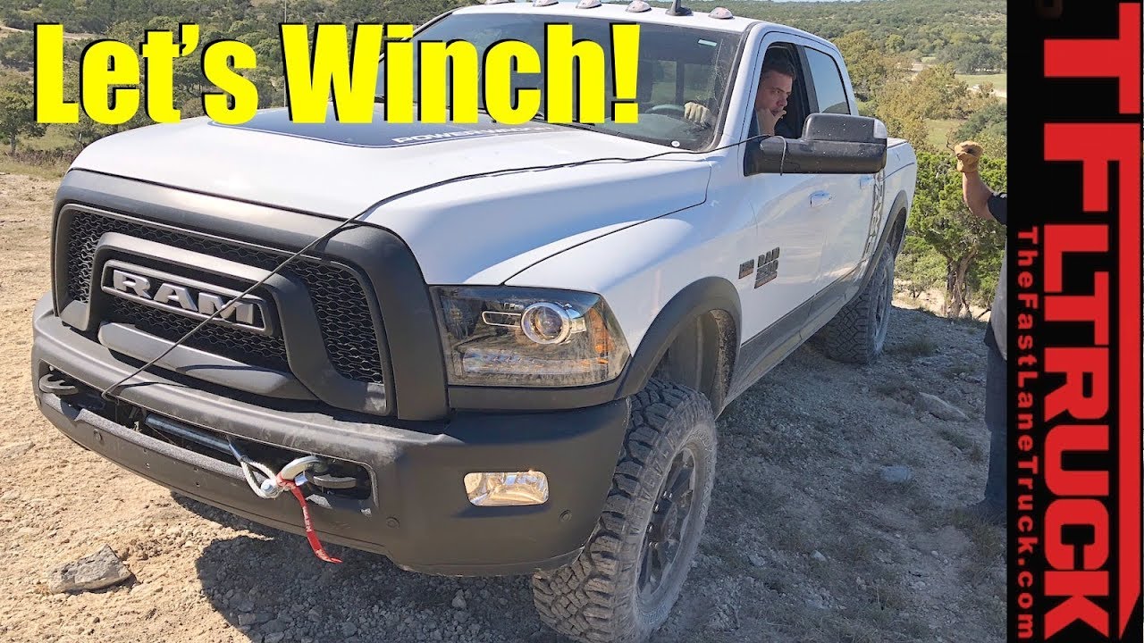 What if the 2018 Ram Power Wagon is Stuck? How to Winch and Drive!