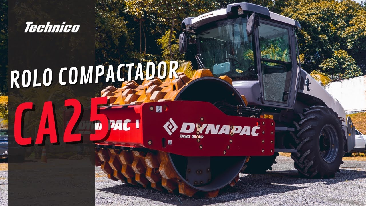 Rolo Compactador Dynapac CA25D
