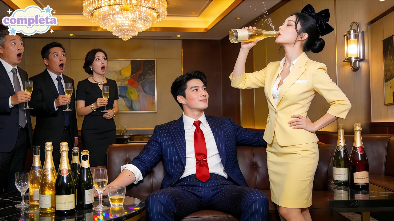 Na festa de negócios de $100M, ninguém vê que CEO é alérgico; só uma garçonete o protege—amor surge!