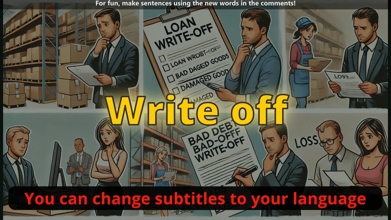 Write off meaning with 5 examples