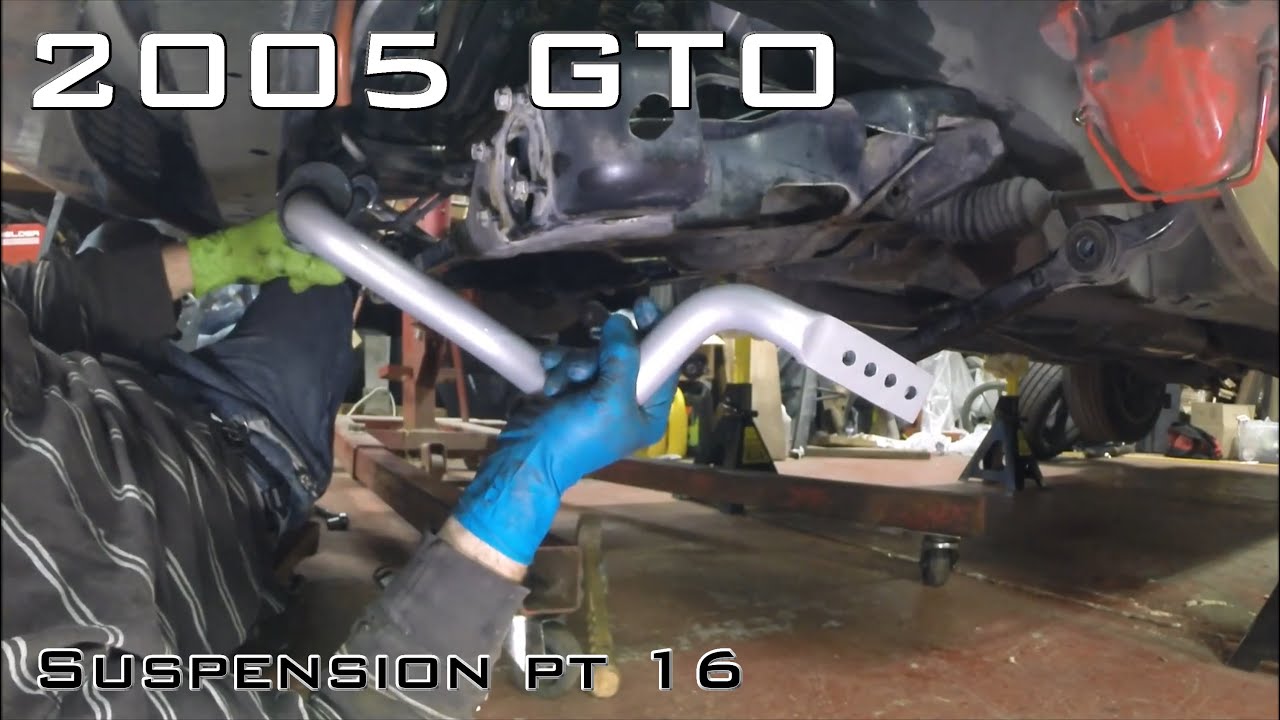 2005 GTO suspension pt 16 front stabilizer bar