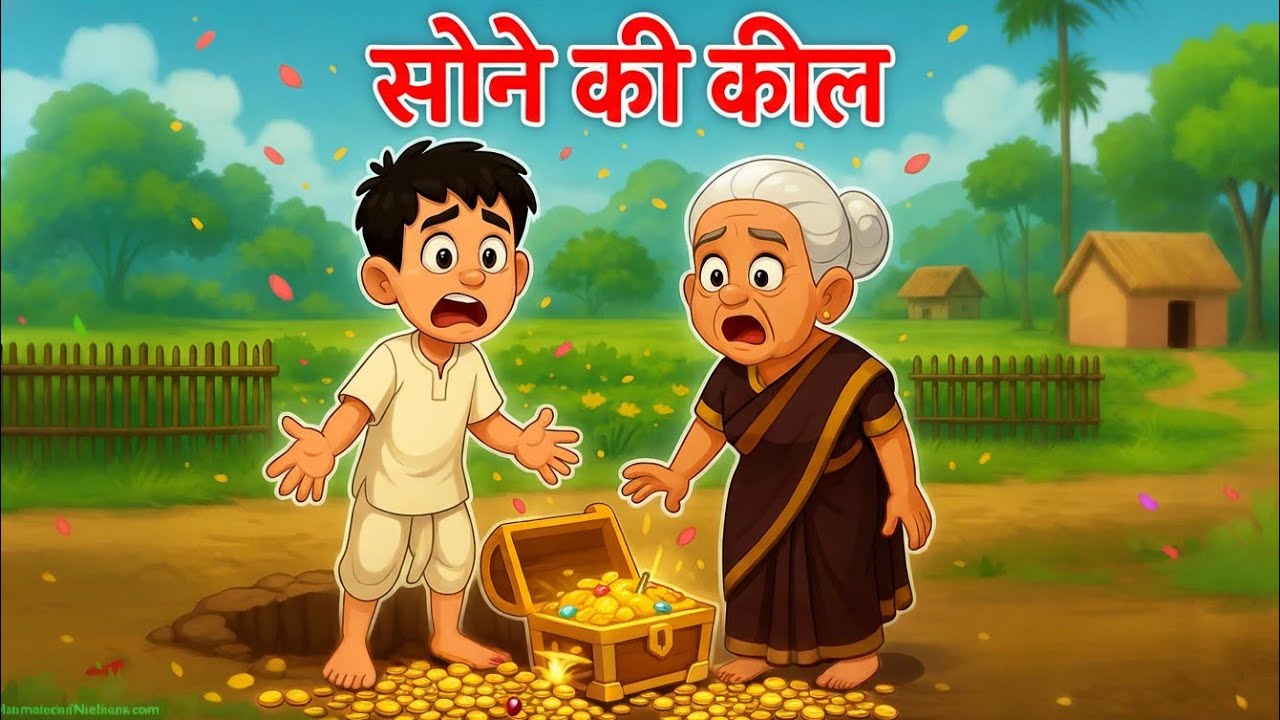 सोने की कील | SONE KI KEEL | HINDI KAHANI |  CARTOON STORY | HINDI STORIES 