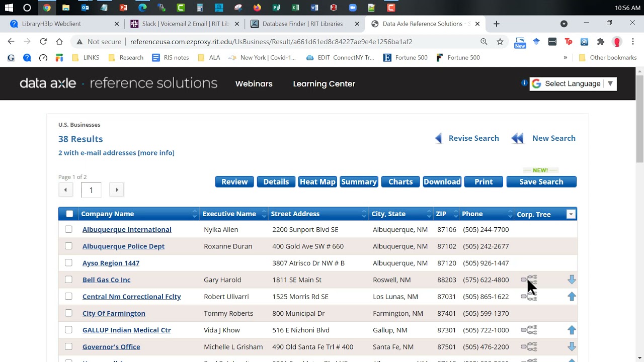 Business Quickshots: How to Do Business Counts in Data Axle
