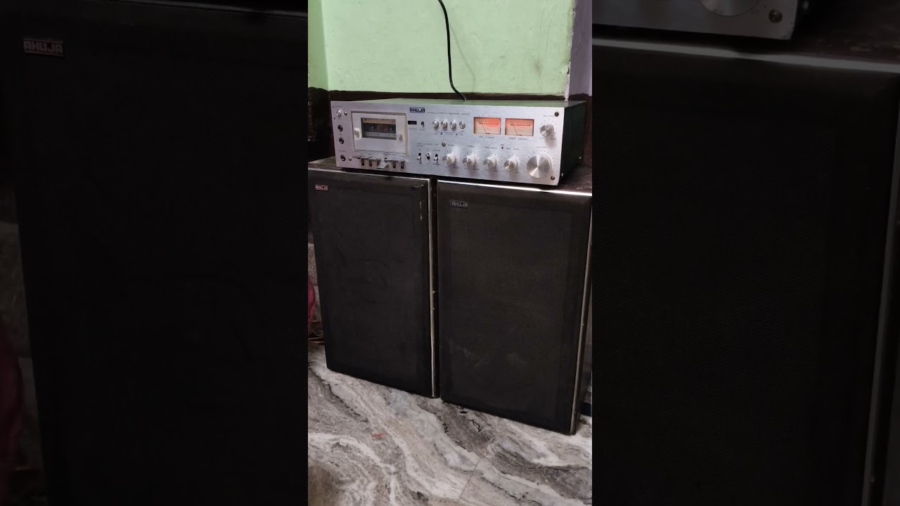 Ahuja 4040s Silver Stereo Cassette Recorder Deck Amplifier Available #ahuja #4040s #silver #deck