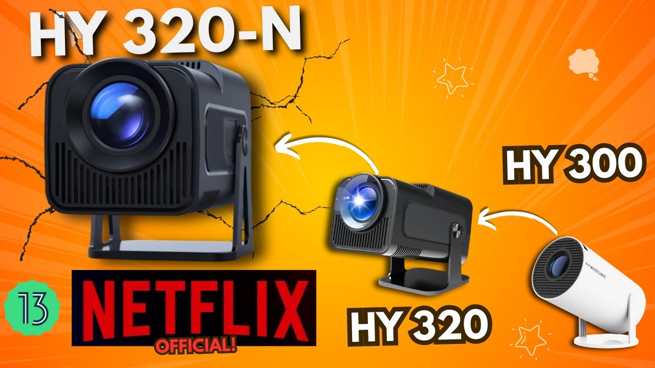 FINALMENTE NETFLIX! Mini Proiettore HY320-N (ALWTNIET)