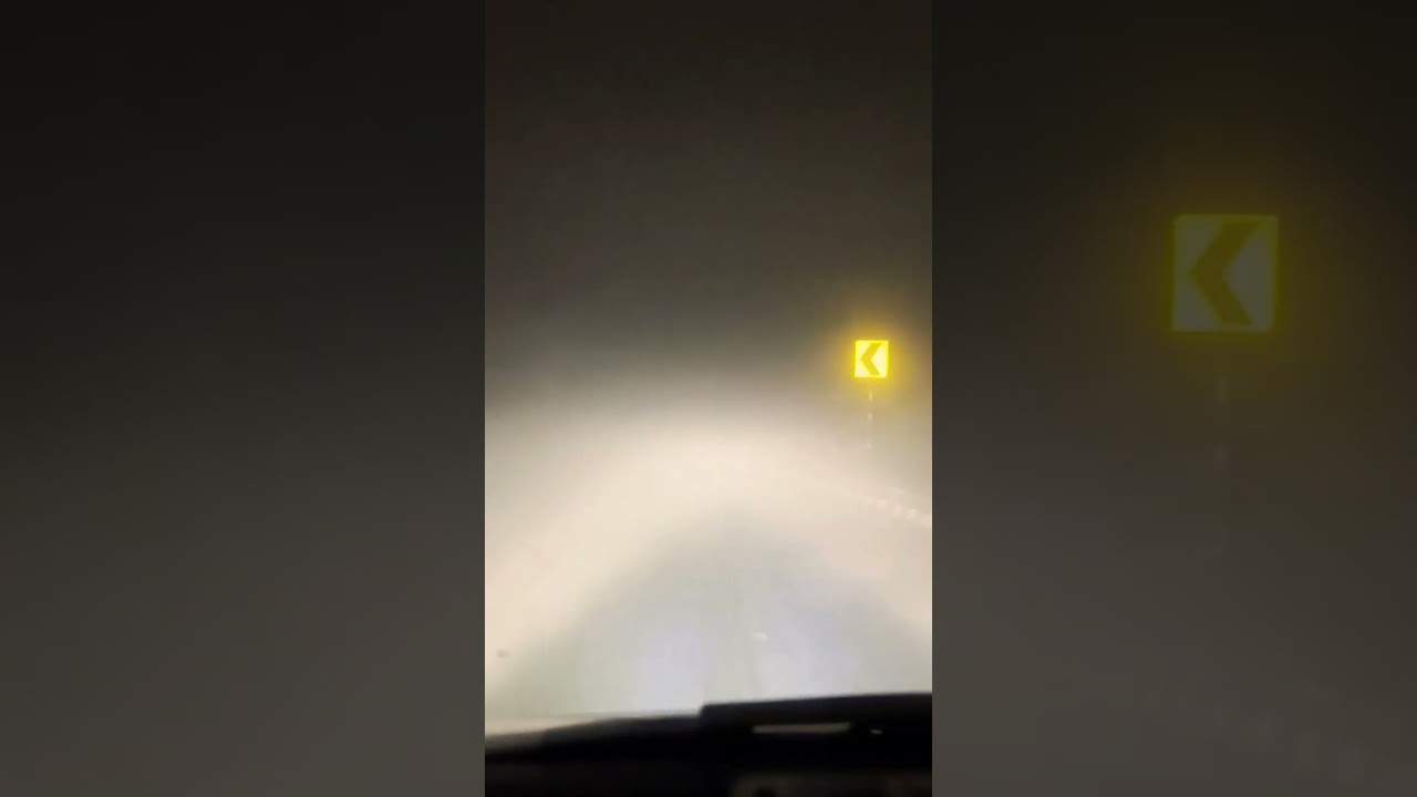 Heavy fog driving 🚗 #shorts #ytshort #viral #shortvideo #trending #driving #fog #fogging