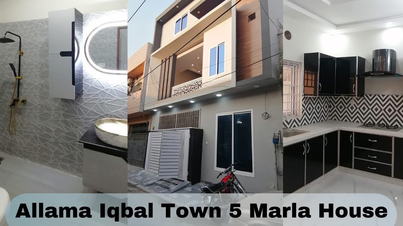 5 Marla House for Sale in Allama Iqbal Town Lahore | 5 Marla House Design in Pakistan |