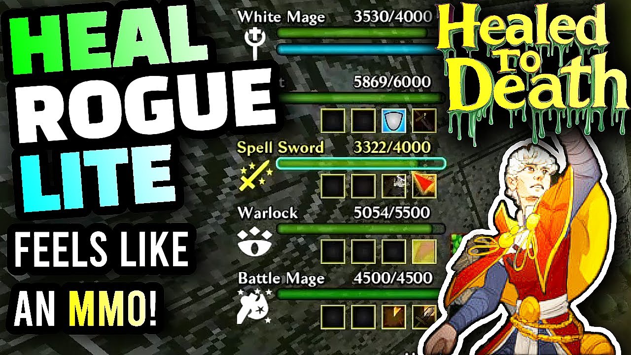 Healed to Death - A FUN Single Player Healer MMO Experience