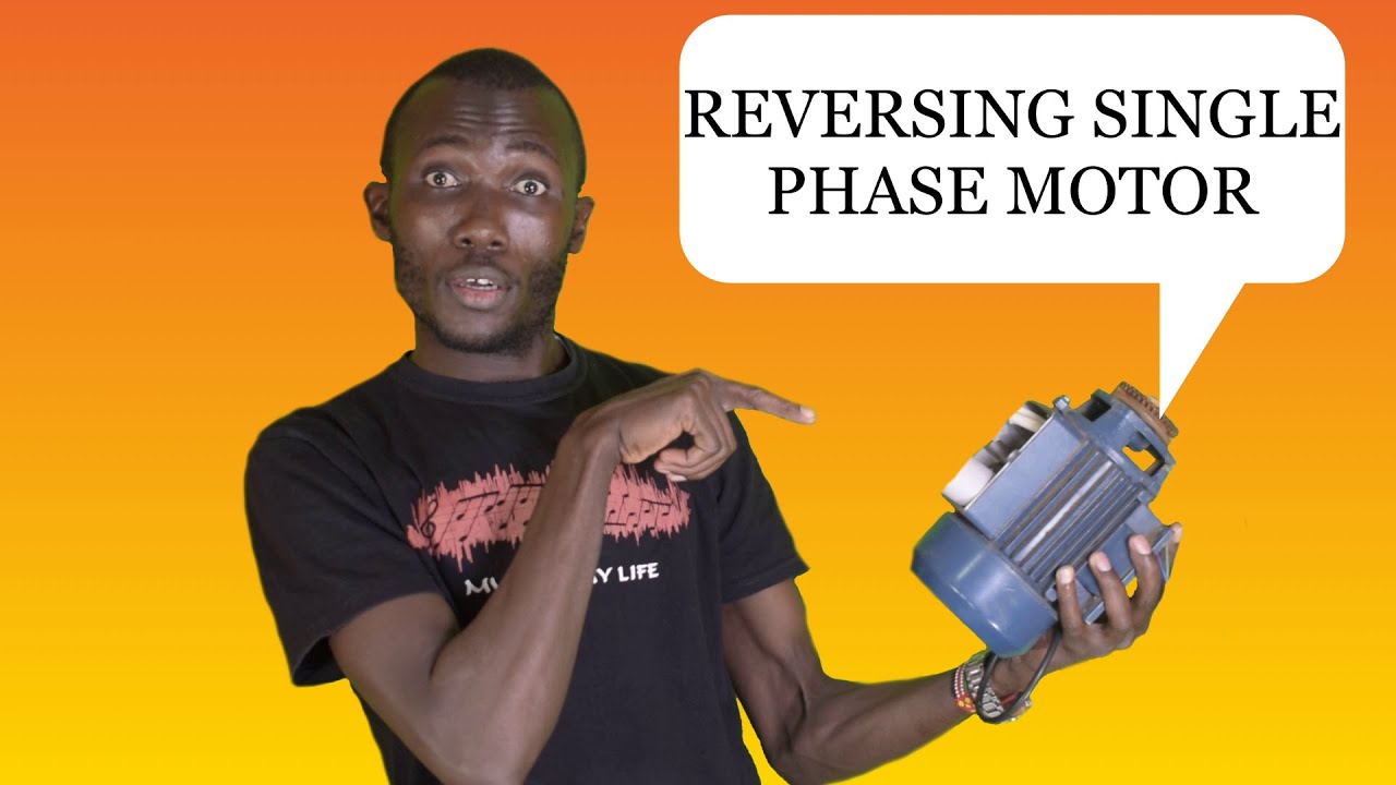 How to reverse single phase motor direction