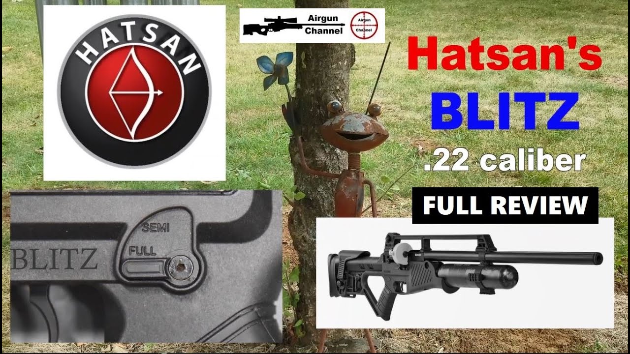 Hatsan BLITZ (.22) Full Auto Rifle (полный обзор) 1000 выстрелов в минуту