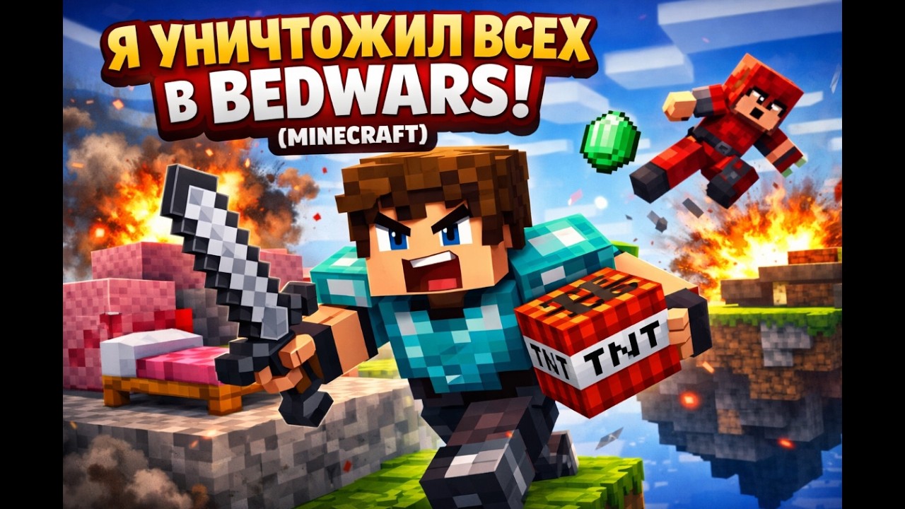 Никто не ожидал этого в BedWars!