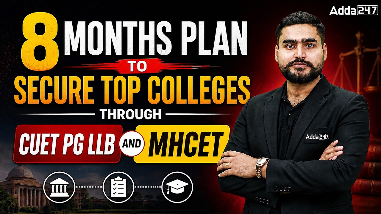 8 Months Plan To Secure top Colleges Through CUET PG LLB 2027 & MHCET LLB 2027