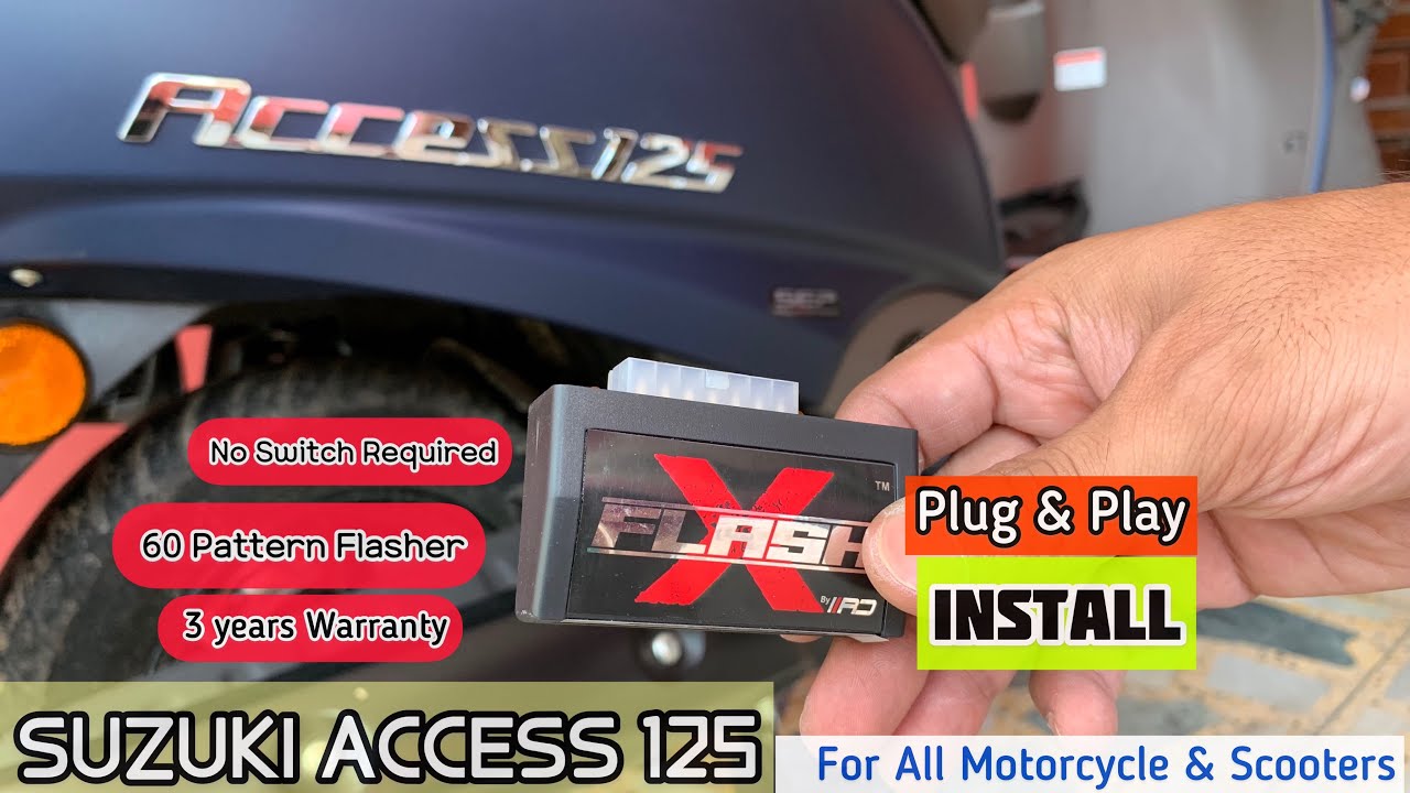 Hazard Flasher Install In Access 125 | FlashX | Access 125 Modification