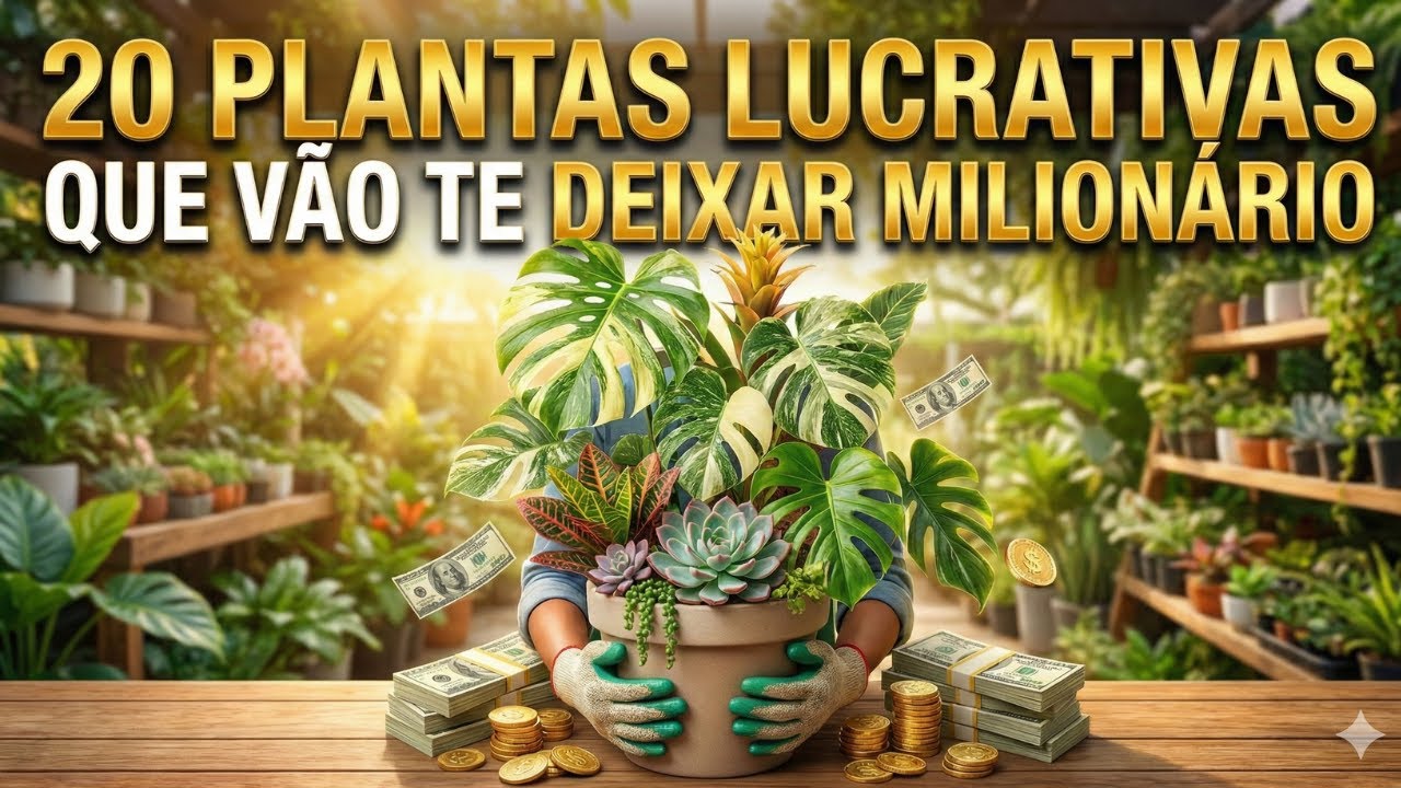 20 plantas lucrativas que vão te deixar milionário