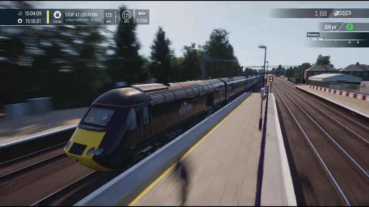 Great Western Express Farewell Drive - Class 43 HST Reading to London Paddington - Train Sim World 6
