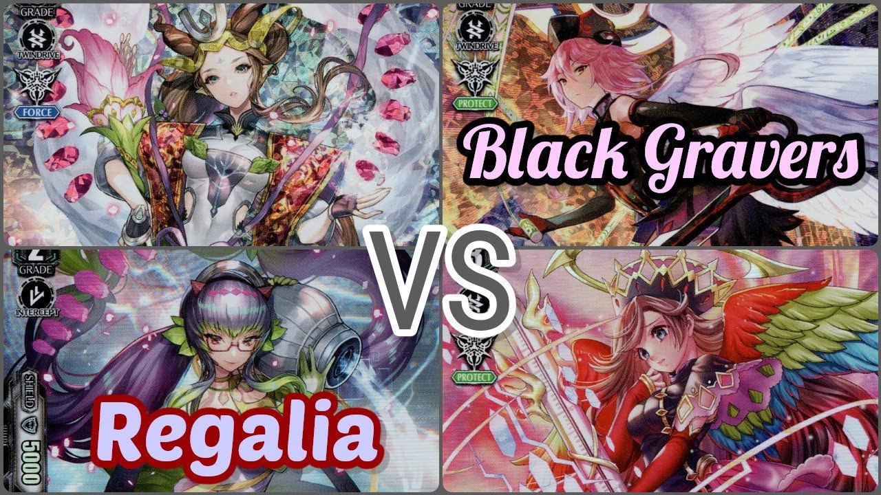Cardfight Vanguard V Standard: Angel Feather Gavrail VS Genesis Regalia!