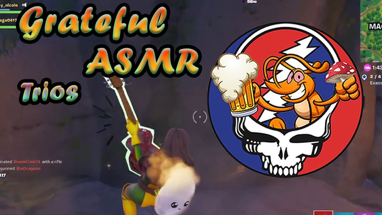 ASMR Gaming - Fortnite Trios : Relaxing Whisper-Dubbed Gameplay