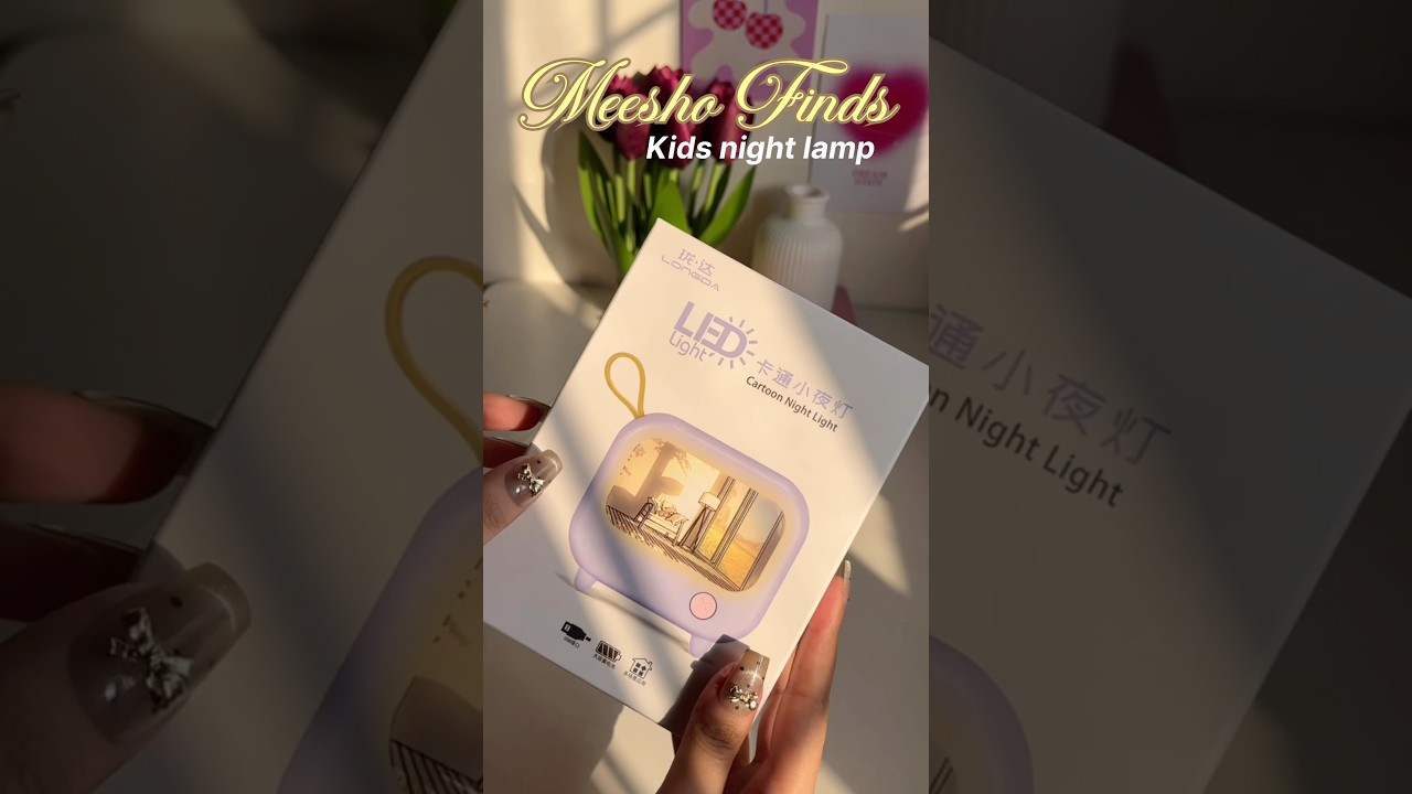 Meesho Finds Cutest kids night lamp🛋️✨❤️| #meeshofinds #cutefinds #amazonfinds #haul #unboxing