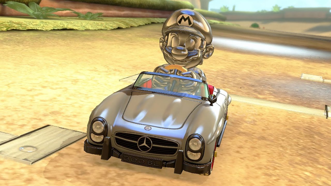 Mario Kart 8 - 100cc Flower Cup (Metal Mario Gameplay)