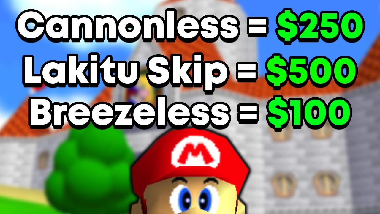 Mario Speedruns, but I DONATE to viewers if I FAIL