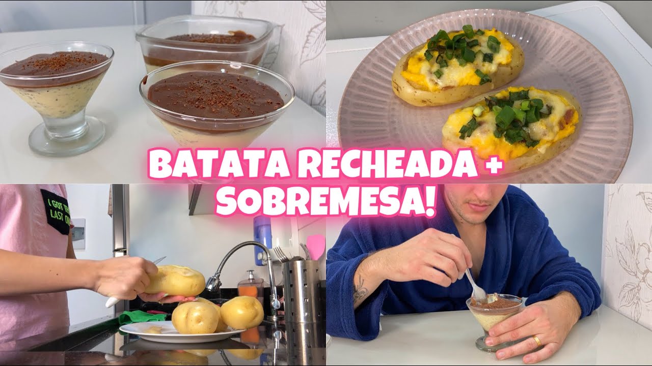 NATI NA COZINHA: BATATA RECHEADA + MOUSE DE MARACUJÁ COM CHOCOLATE!