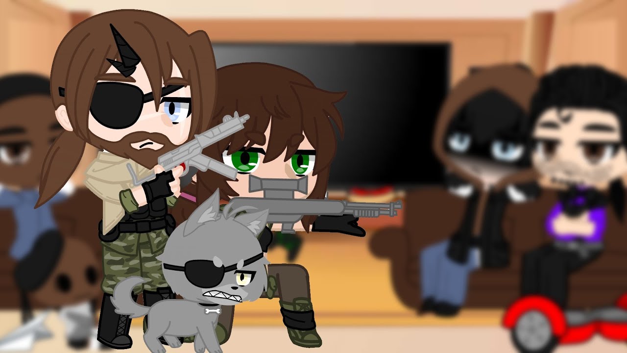 4/5 fandoms reacts to metal gear the phantom pain