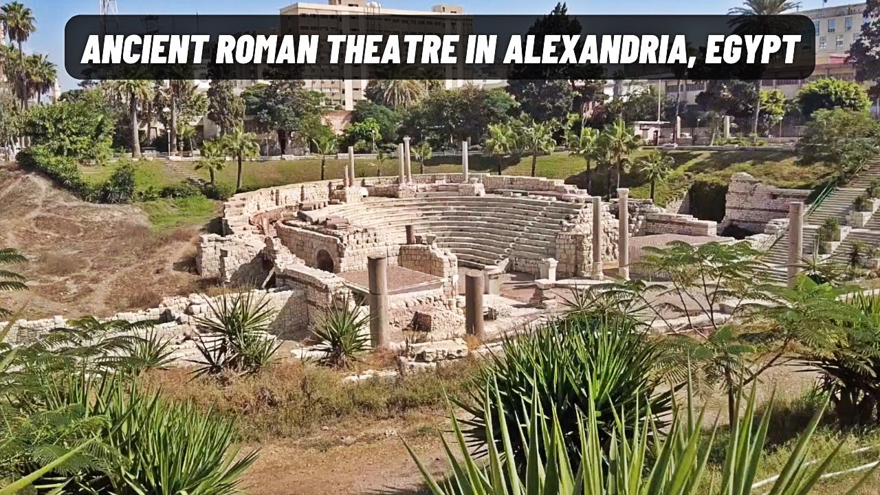 Ancient Roman Theatre In Alexandria, Egypt