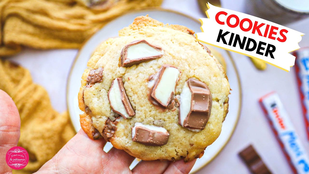 COOKIES AU KINDER MAXI - RECETTE FACILE