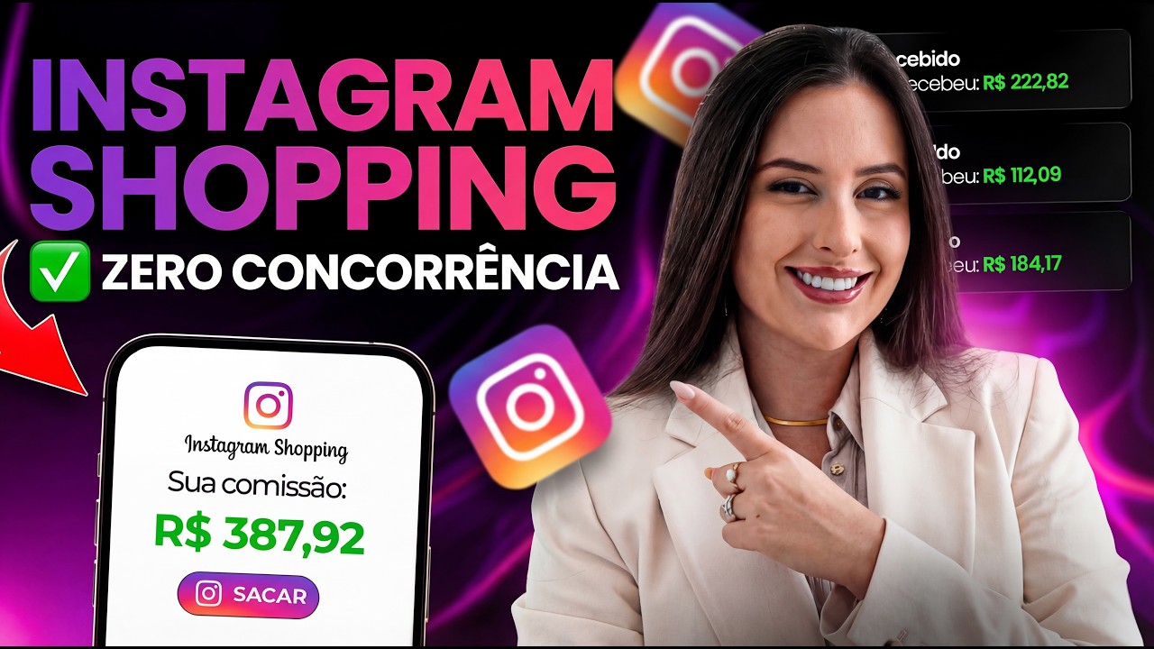 INSTAGRAM SHOP:A NOVA FORMA de vender como AFILIADO NO INSTAGRAM do ZERO em 2026 (PASSO A PASSO)