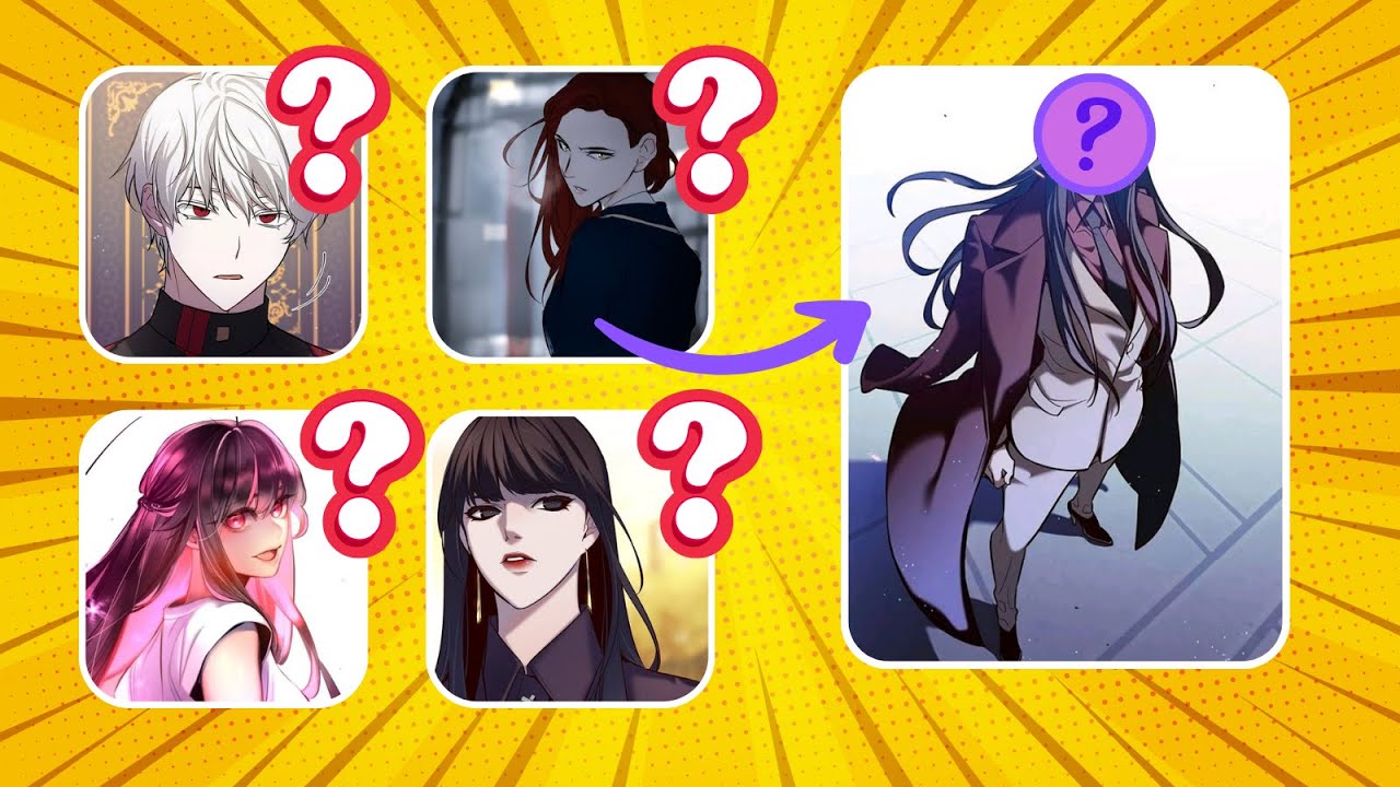 Guess the name of the manhwa by using the characters. #action edition