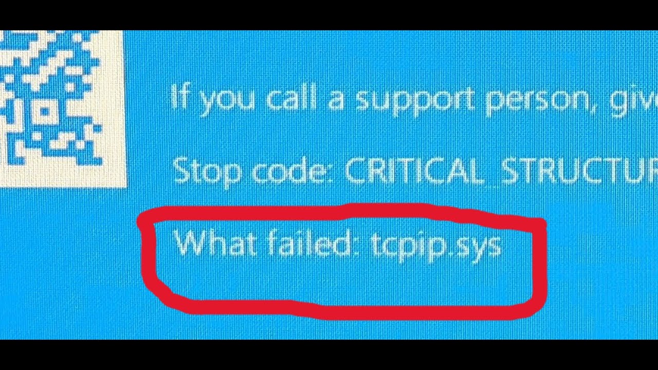 Fix tcpip.sys Blue Screen Crash/tcpip.sys BSOD Error On Windows 11/10 PC