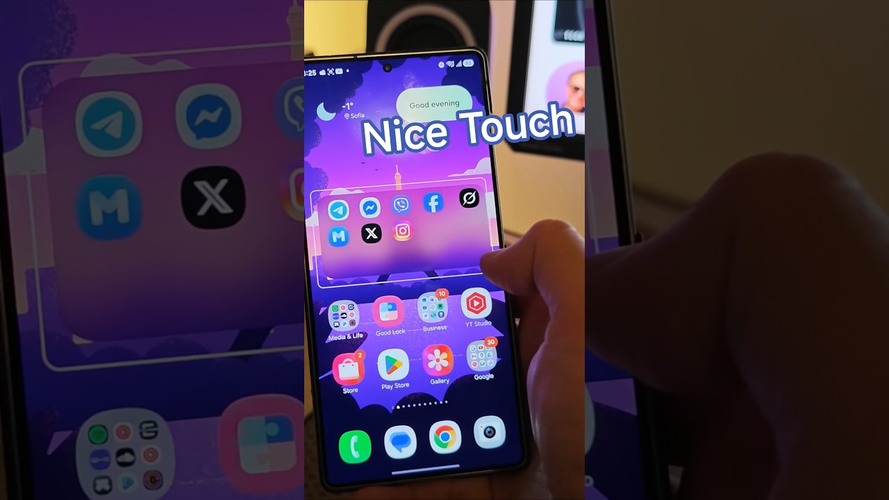 Finally: Samsung One UI 8.5 Custom Folders #samsung #oneui8.5 #homeup #s26ultra #s25ultra