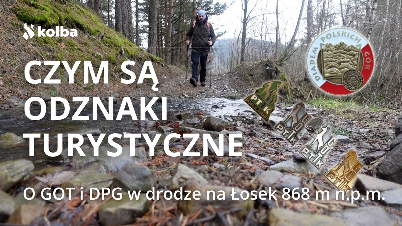 Odznaki turystyczne PTTK 🏅W błocie i deszczu na Łosek 868 m n.p.m.