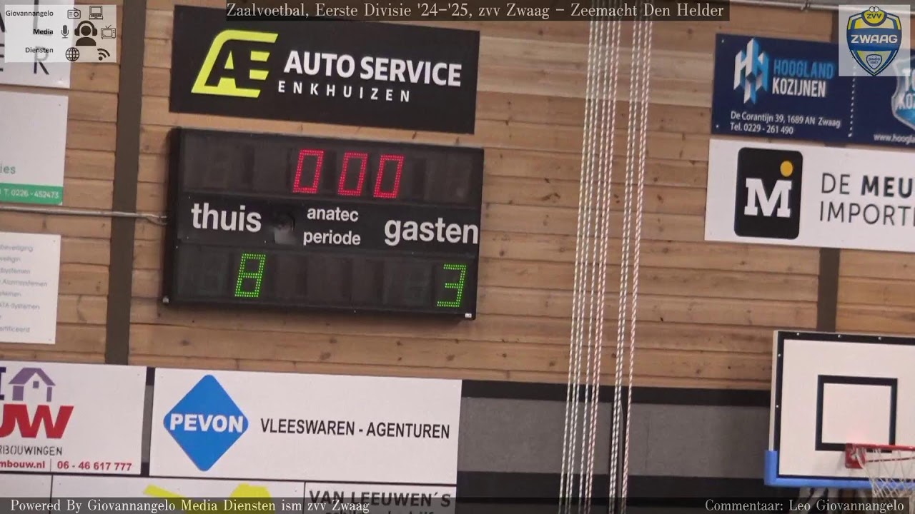 Live Uitzending Giovannangelo Media Diensten ism zvv Zwaag