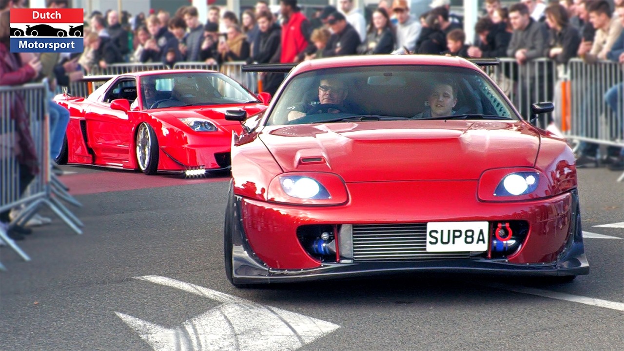 Tuner Cars leaving Car Show! - GR8 ICS 2025