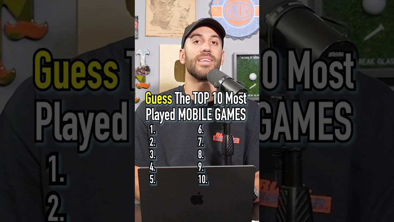 Too 10 Most Played Mobile Games! Which Is Best? #shorts #gaming #mobilegame #top10 #guessinggame
