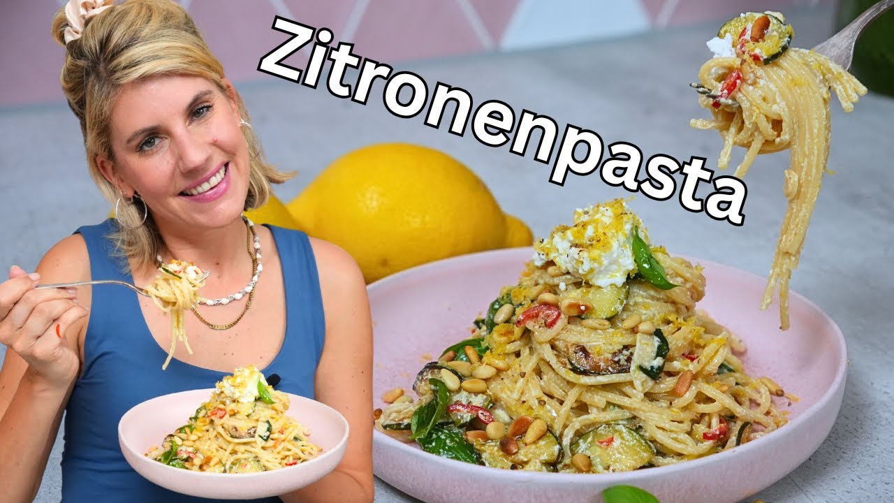 Zitronenpasta | frisch & cremig in 15 Minuten | Felicitas Then
