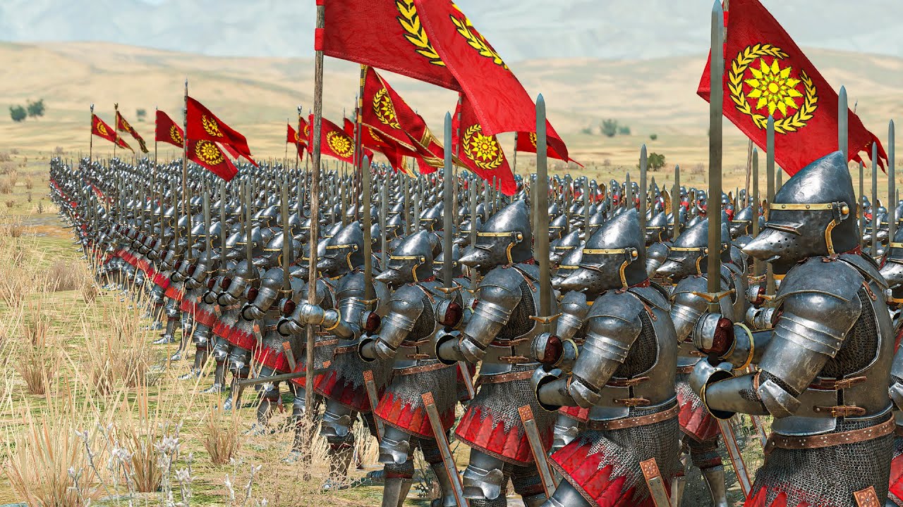 1000 Iron Infantry Attack the Saracen Army – Steel vs Desert Warriors | Mount & Blade 2